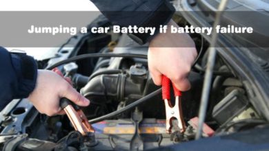 Jumping a car Battery if battery failure